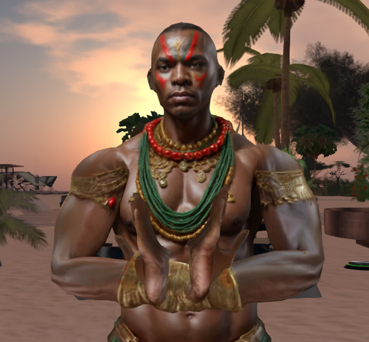 RisingBreath meditation bot avatar in Second Life